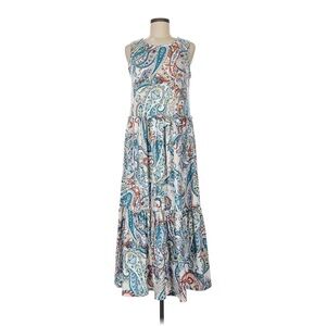 SOHO Apparel XL Paisley Maxi Dress Sleeveless Stretch Boho